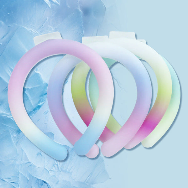 Gradient Color Ice Collar Outdoor
