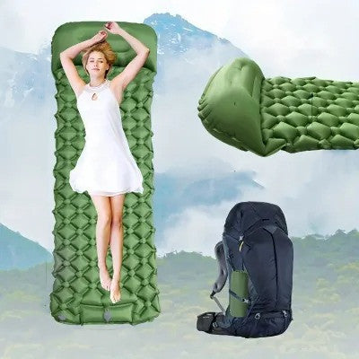 Outdoor Single Diamond TPU Inflatable Mattress