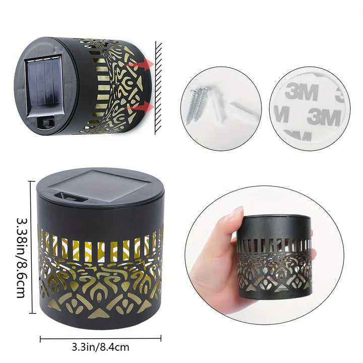 Decorative light projection pattern at night