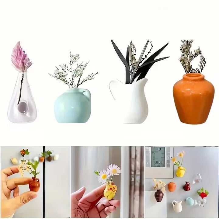 Roselle Mini Vase Ceramic Magnets hero