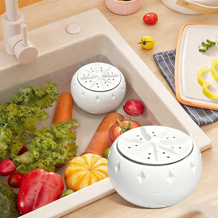 Effortless Vortex Fruit & Vegetable Washer – Removes Pesticides, BPA-F ...