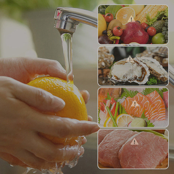 Effortless Vortex Fruit & Vegetable Washer – Removes Pesticides, BPA-F ...